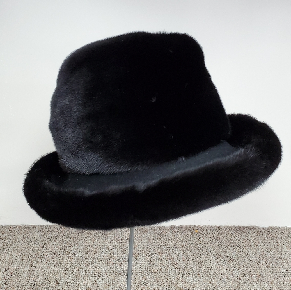 Ranch Mink Fur Brim Hat